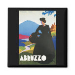 Abruzzo, Italy Vintage Travel Advertising Poster Magnets