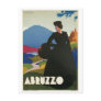 Abruzzo, Italy vintage travel poster Post Cards