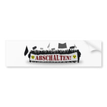ABSCHALTEN! AUTO STICKER