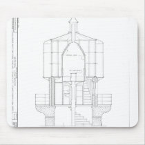Absecon Lighthouse Blueprint Mousepad