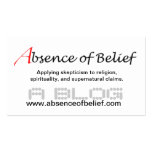 Absence of Belief Business Card