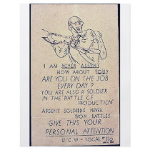 Absent Soldiers Never Won Battles, Give This Your Flyers