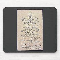 Absent Soldiers Never Won Battles, Give This Your Mouse Pads