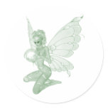 Absinthe Art Signature Green Fairy 13A Stickers
