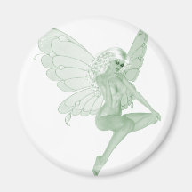 Absinthe Art Signature Green Fairy 1A Fridge Magnets