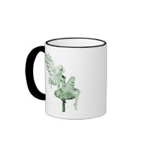 Absinthe Art Signature Green Fairy 2B Coffee Mugs