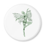 Absinthe Art Signature Green Fairy 7 Fridge Magnet