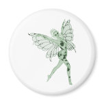 Absinthe Art Signature Green Fairy 8 Refrigerator Magnet