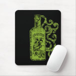 Absinthe Bottle Swirls Mousepads