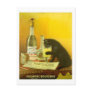 Absinthe Bourgeois and Cat Vintage Poster Art Post Card