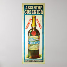 ABSINTHE CUSENIER Poster