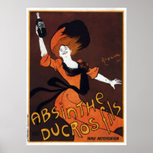 Absinthe Ducros Fils Poster