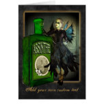 Absinthe Faerie Greetings Card