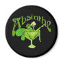 Absinthe Girl In Glass Refrigerator Magnet