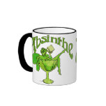 Absinthe Girl In Glass Mugs