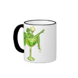 Absinthe Girl In Glass (no text) Mugs