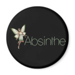 Absinthe Green Fairy In 3D magnets
