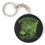 Absinthe Green Fairy Lady Key Chain