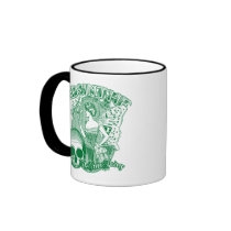 Absinthe Green Fairy Lady Mug