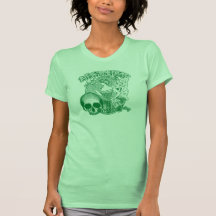 Absinthe Green Fairy Lady Tee Shirts