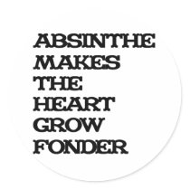 Absinthe Growth Round Sticker