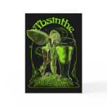 Absinthe La Fee Verte Fairy With Glass cards