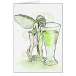Absinthe La Fee Verte Fairy With Glass (no text) cards