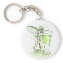 Absinthe La Fee Verte Fairy With Glass (no text) keychains