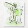 Absinthe La Fee Verte Fairy With Glass (no text) Mouse Pad
