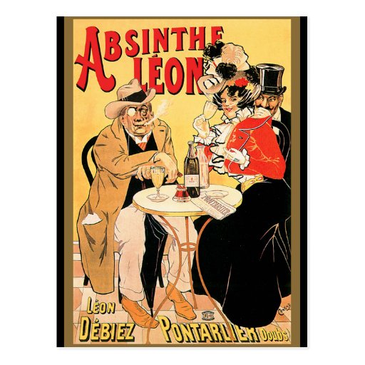 Absinthe Leon Post Card