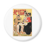 Absinthe Leon Vintage Wine Drink Ad Art Refrigerator Magnet