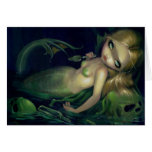 "Absinthe Mermaid" Greeting Card
