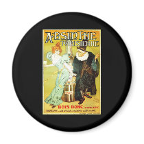 Absinthe parisienne refrigerator magnets