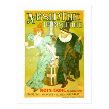 Absinthe Parisienne Postcard