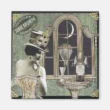 Absinthe Refrigerator Magnets