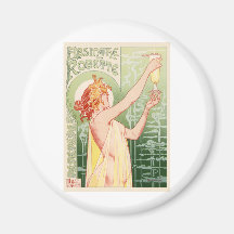 Absinthe Robette Fridge Magnet
