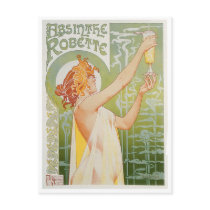 Absinthe Robette Vintage Drink Ad Art Post Cards