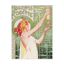 Absinthe Robette - Vintage French Ad Postcards