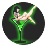 Absinthe Round Sticker
