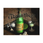 Absinthe Tray Still Life Postcards