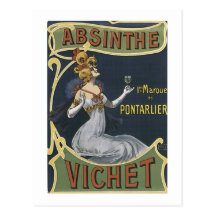 Absinthe Vichet Postcards