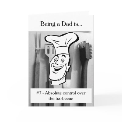 Absolute Control Over the Barbecue Card by tshirtypoo
