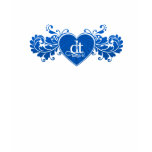 Absolute DT Fangirl Heart (Blue) t-shirts