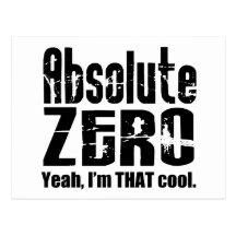 Absolute Zero Postcard