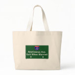 Abstinence Ave Tote Bags