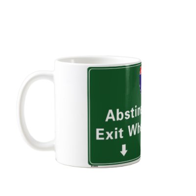 Abstinence Ave. Coffee Mugs by waitwear