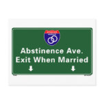 Abstinence Ave. postcards