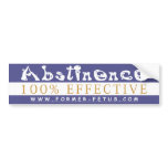 Abstinence Bumper