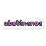 Abstinence Bumper Sticker bumper stickers