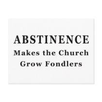 Abstinence Makes Fondlers